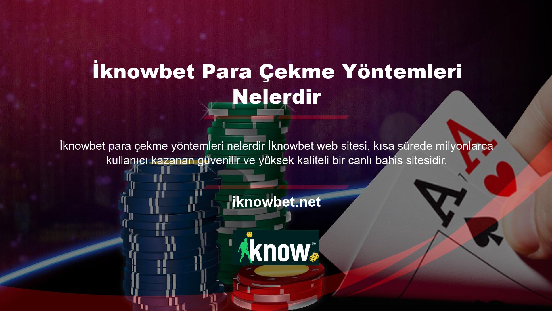 İknowbet hızlı ve güvenilir bir 7-24 oturumu, bir bahis platformu ve sağlam bir ortaklık programı sunmaktadır