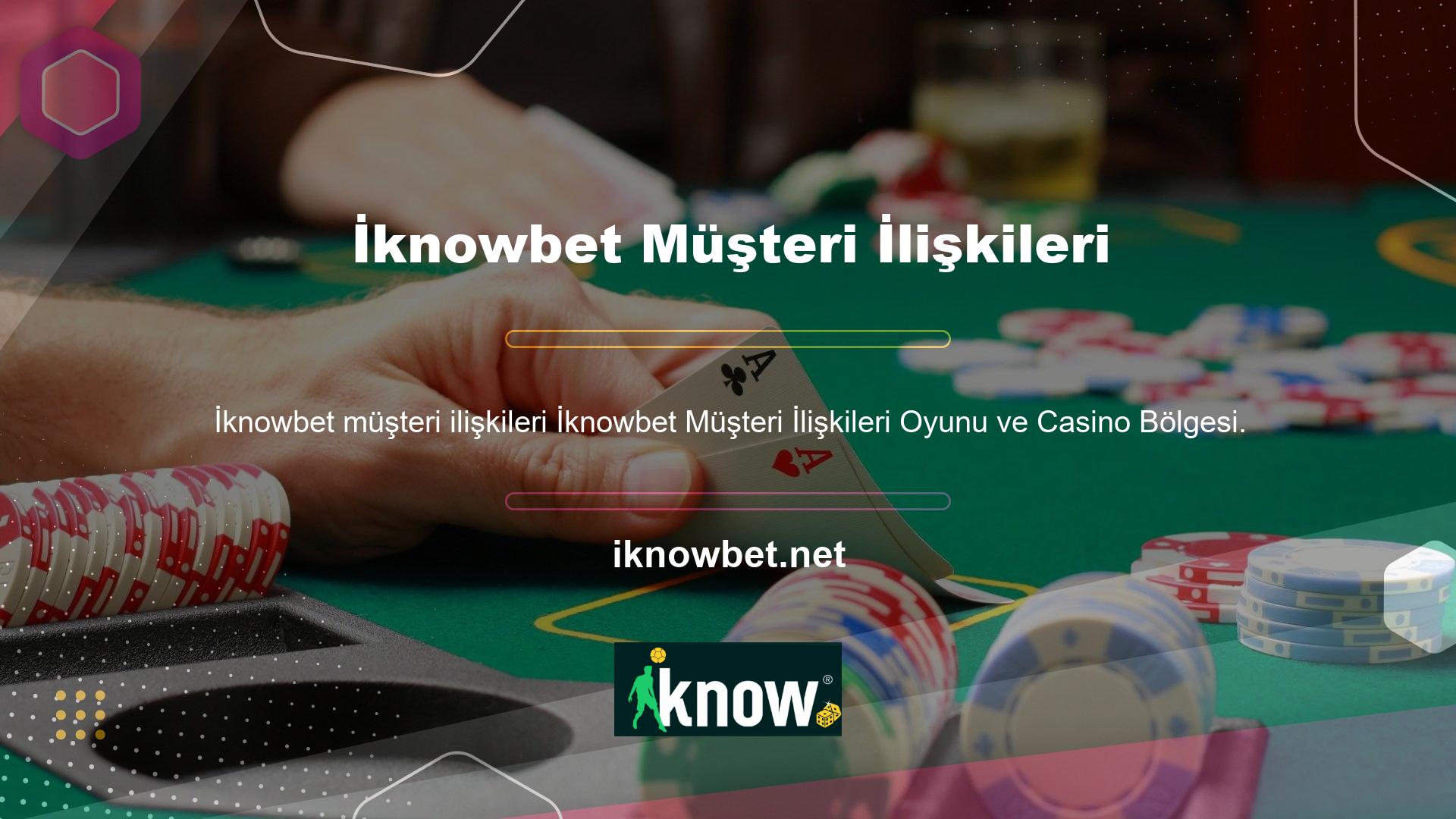 İknowbet oyun ve casino endüstrisine hizmet veren bir platformdur